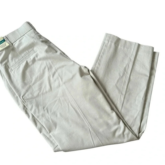 Kim Rogers Shannon Khaki Chino Pants Women Size 10 Short New - Picture 2 of 7